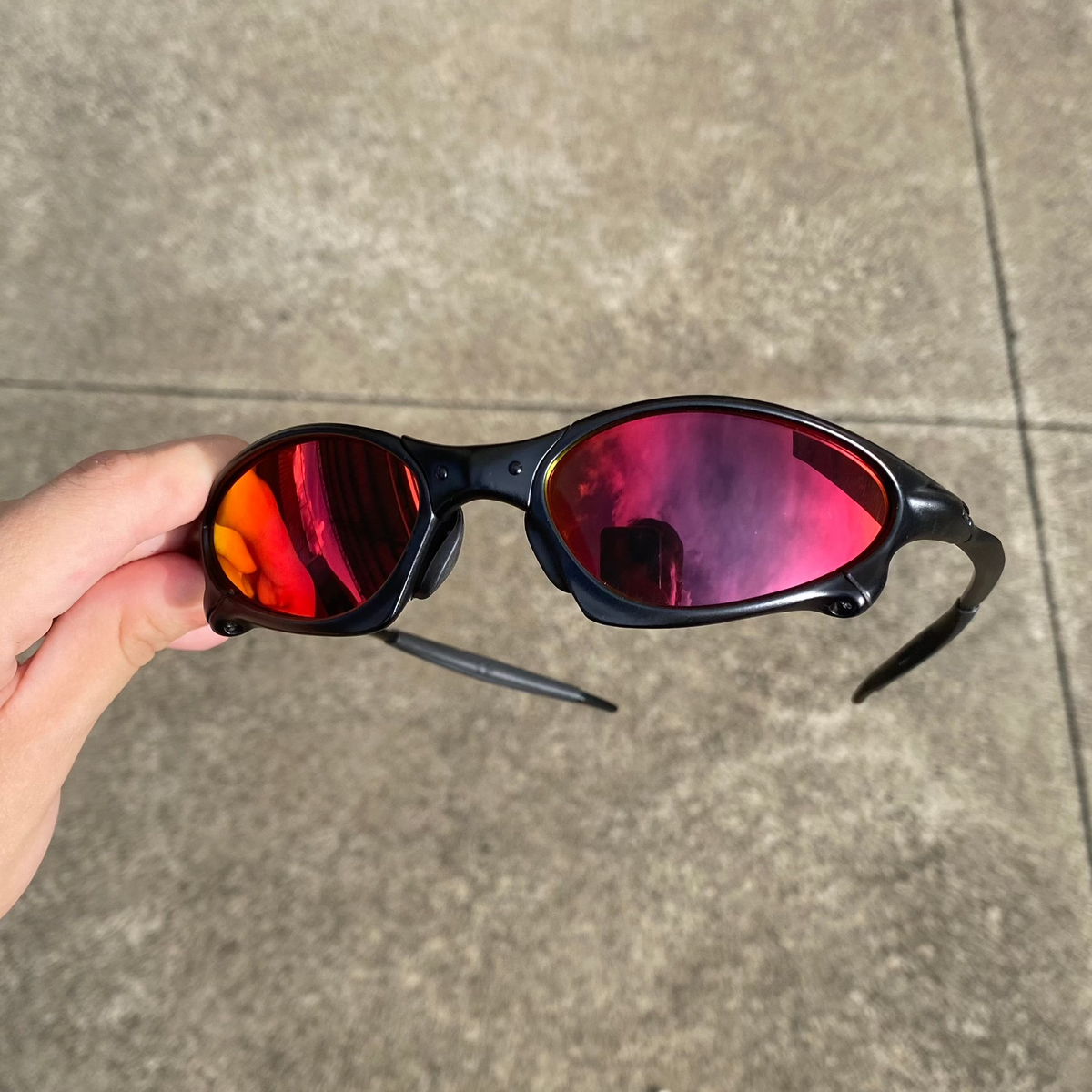 Penny Carbon Lentes Dark Ruby